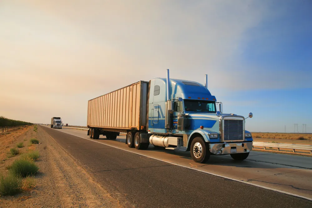 how carnival rides are freight shipped freight truck on the highway